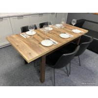 Кухонный стол Senira Кастусь 110-145x70 (береза сандал/венге)