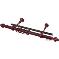 Карниз для штор Legrand Кантри + У-шина 48063496 (2.8 м, красное дерево)