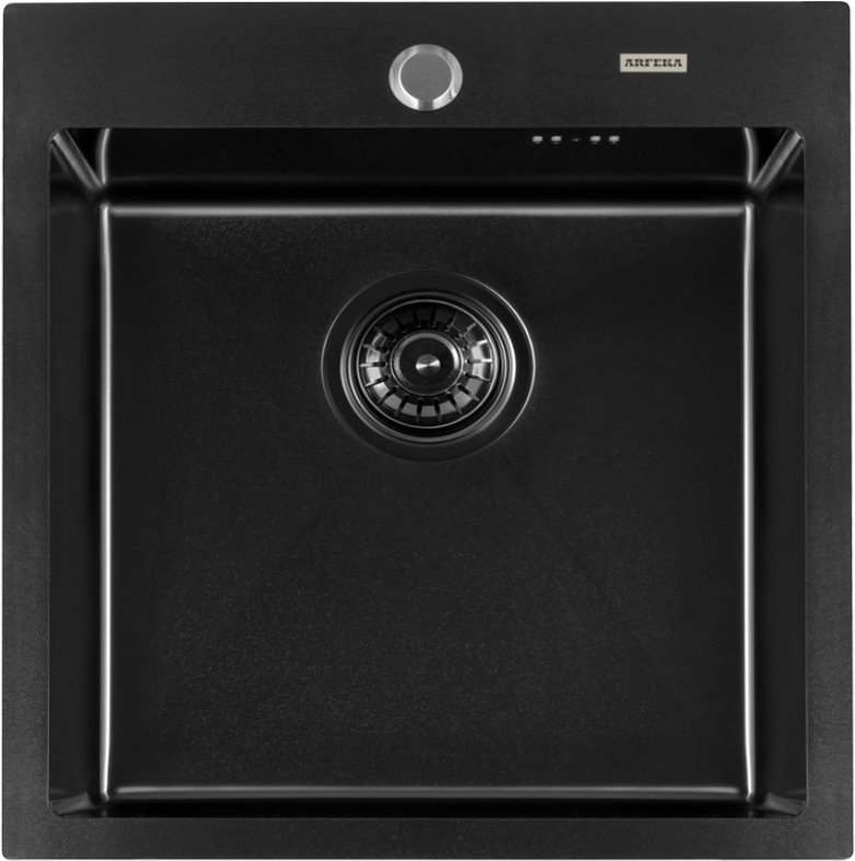 

Кухонная мойка ARFEKA AF 550*505 Black PVD Nano