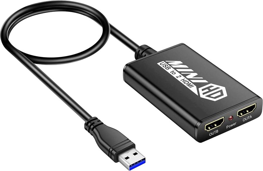 

Адаптер USBTOP USB3.0 - 2xHDMI