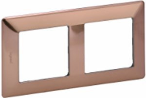 

Рамка Legrand Valena Life 2 поста (медь)