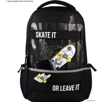 Школьный рюкзак Феникс+ Скейт Арт 59318 (черный)