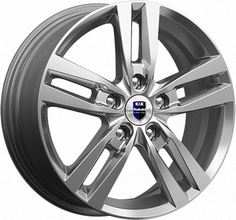 

Литые диски K&K Rassvet 16x6.5" 5x108мм DIA 67.1мм ET 40мм Дарк платинум