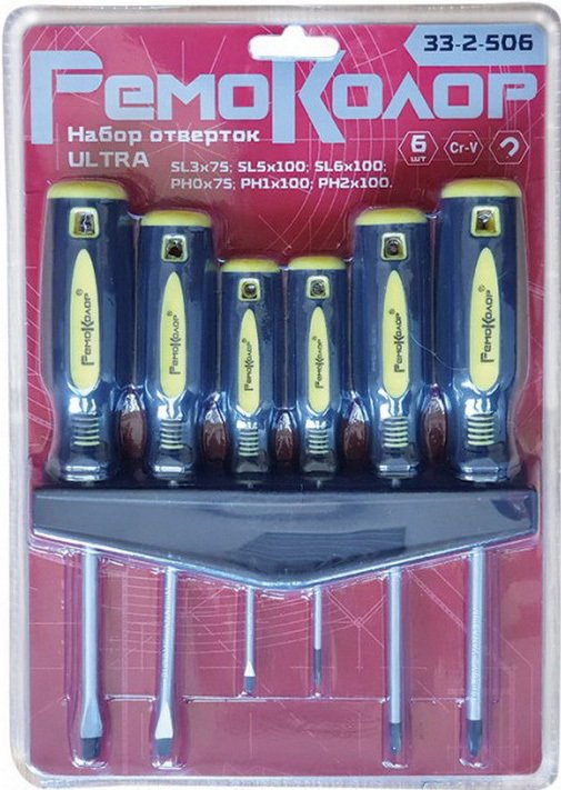 

Набор отверток Remocolor Ultra 33-2-506 (6 предметов)