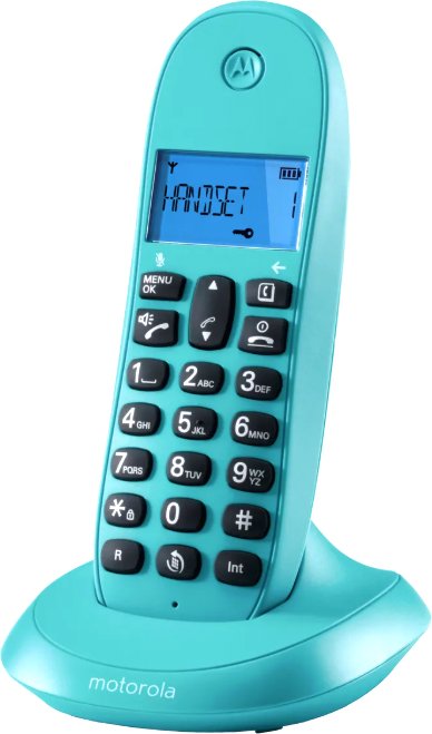 

Радиотелефон Motorola C1001LB+ (бирюзовый)