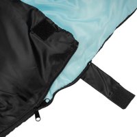 Спальный мешок Sundays ZC-SB017 с двумя подушками (черный/синий)