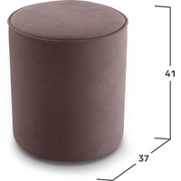 Пуфик Mio Tesoro 132 (какао Velutto 36)