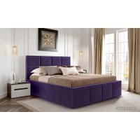 Кровать Мебельград Октавия Стандарт 180x200 (мора фиолетовый)