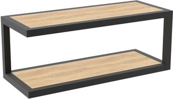 Журнальный столик TMB Loft Этернел ЛДСП 900х400х500 18 мм 25х25 (дуб небраска натуральный)