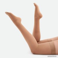 Чулки компрессионные Bauerfeind Discretion 2202-AG длинные (р.2, бежевый) в Гродно