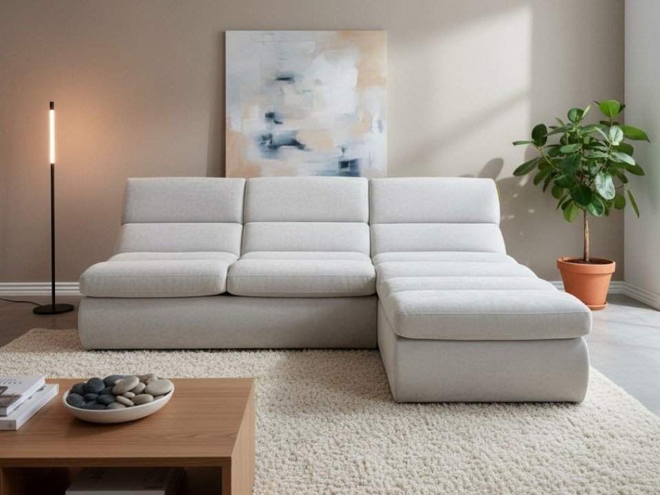 

Угловой диван ПетраМебель Рио (серый)