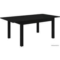 Кухонный стол Васанти плюс ВС-05 140/180x80 (черный глянец)