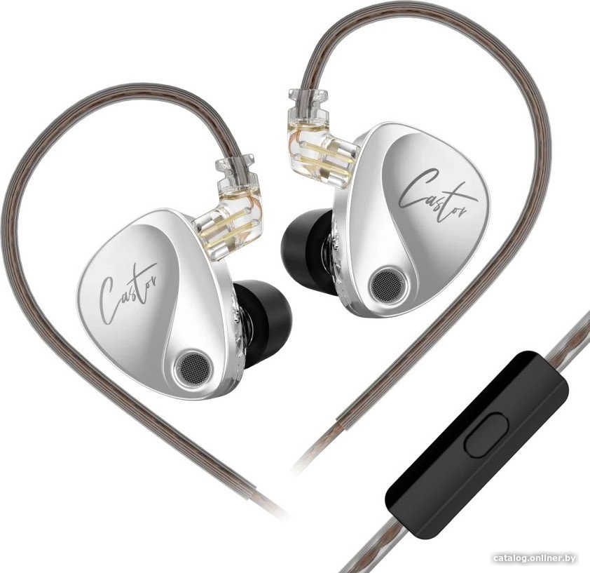 Наушники KZ Acoustics Castor Standard Harman Target (с микрофоном)