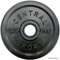 Диск Central Sport Обрезиненный 1.25 кг 26 мм