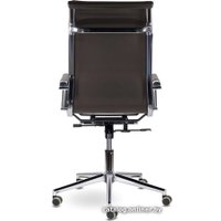 Офисное кресло Brabix Premium Kayman EX-532 (экокожа/хром темно-коричневый)