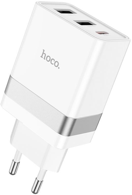 

Сетевое зарядное Hoco N21 Pro (белый)