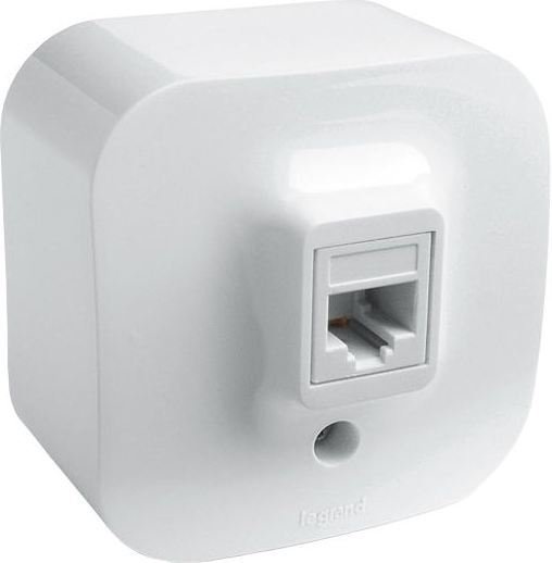 

Розетка телефонная Legrand Quteo 7 822 14 (белый)