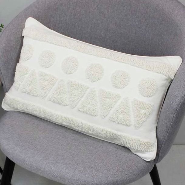 

Чехол на подушку Matex Tufted ALEX-009 (бежевый меланж)