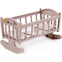 Кроватка для кукол Полесье Кроватка-качалка №4 24026 (темно-кремовый)