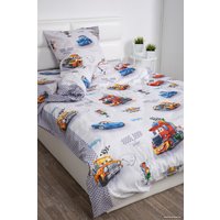 1.5-спальный комплект постельного белья Milanika Старт 1.5сп подростковый с наволочкой 70x70 (бязь)