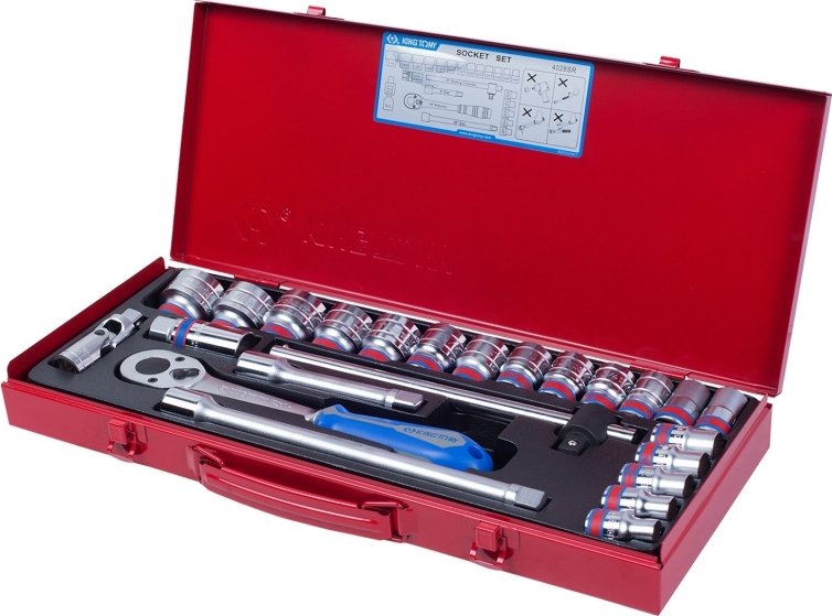 Набор головок слесарных King Tony 4028SR
