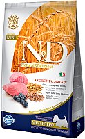 

Сухой корм для собак Farmina N&D Low Grain Lamb & Blueberry Adult Mini 800 г