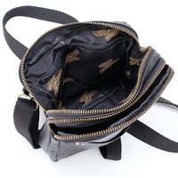 Мужская сумка Poshete 196-650-48-BLK (черный)