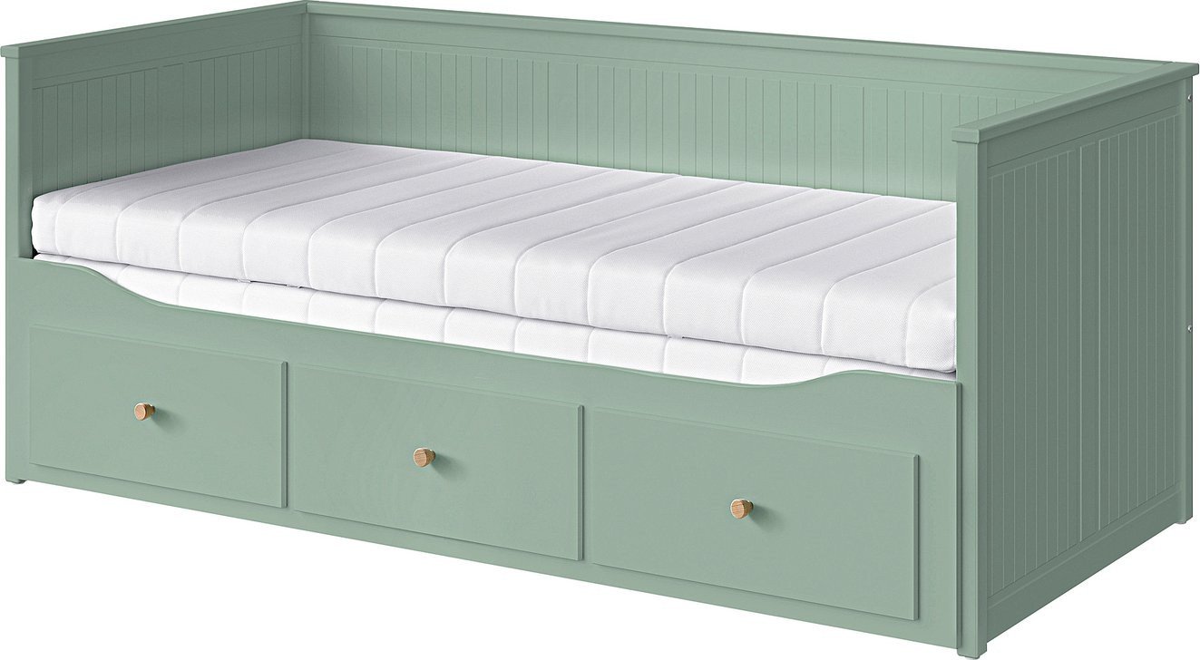 Кровать с выдвижным спальным местом Ikea Hemnes s19610223