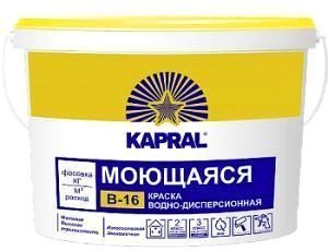 

Краска Kapral B-16 3.75 кг (белый)