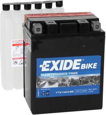 Мотоциклетный аккумулятор Exide ETX14AH-BS (12 А·ч)
