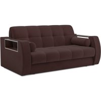 Диван Мебель-АРС Аккордеон Барон №3 ППУ 180x200 (велюр шоколад HB-178/16)