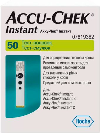 Тест-полоски Акку-Чек Instant (50 шт)