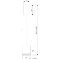 Подвесная люстра Elektrostandard 50243 LED (золото/черный)