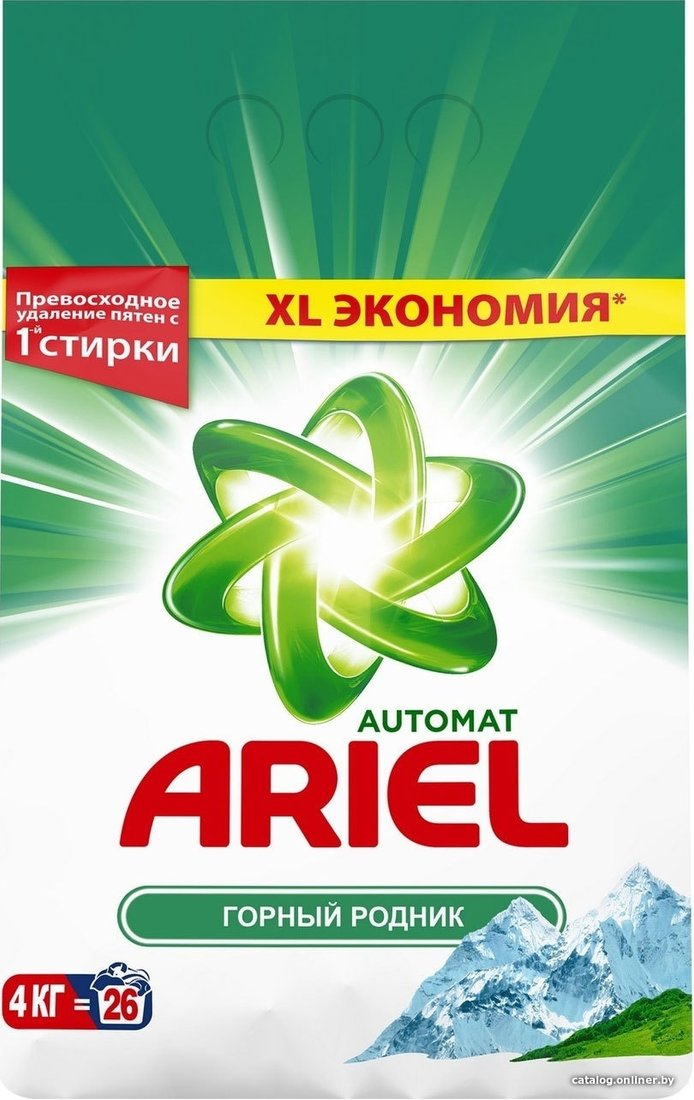 Стиральный порошок Ariel Горный родник 4 кг