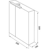  IDDIS Шкаф с зеркалом Mirro MIR5002i99