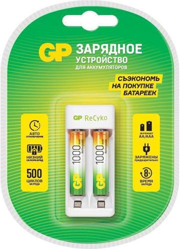 Аккумуляторы + зарядное GP E211/100AAAHCCS-2CR1