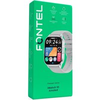 Фитнес-браслет Fontel iWatch 10 Amoled (серебристый) в Бобруйске