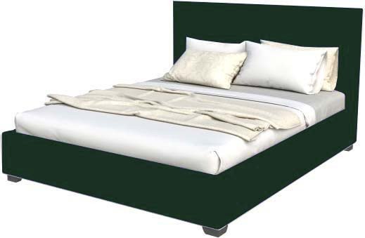 Кровать Elmax Альба 160x200 с ПМ Газ-лифт Континентальная рама (Glory 14)