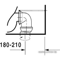 Унитаз напольный Duravit Starck 3 (012809) (без сиденья)