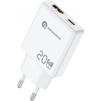 Сетевое зарядное Atomic Blade G203 GAN 20W Lightning (белый)