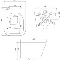 Унитаз подвесной IDDIS Bild BILRNSEi25