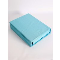 Евро комплект постельного белья Loon Emily (евро, наволочка 70x70, бирюзовый)