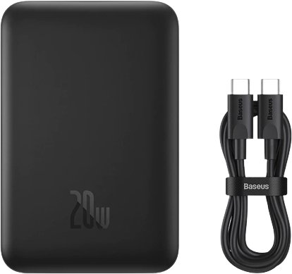 

Внешний аккумулятор Baseus Magnetic Mini Wireless Fast Charge Power Bank 10000mAh 20W (черный)