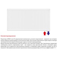 Стальной панельный радиатор Лемакс Valve Compact Universal 33 500x500