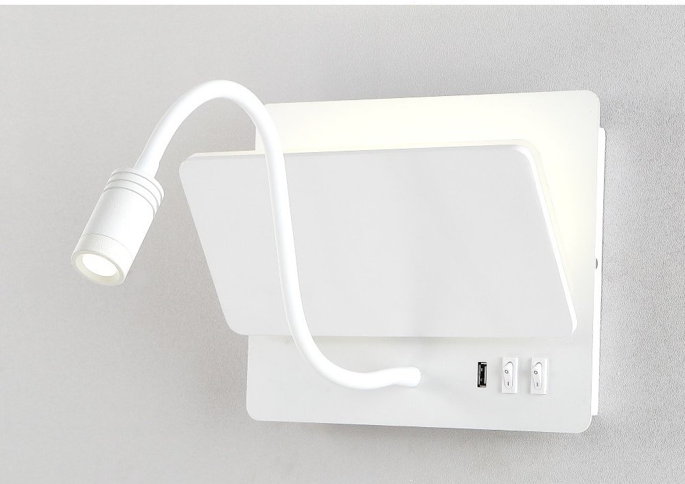 

Бра Crystal Lux CLT 226W250USB WH