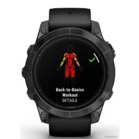 Умные часы Garmin Epix Pro Gen 2 Sapphire 47 мм (карбоново-серый титан/черный)