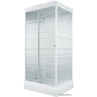 Душевая кабина Triton Квадро А3 ДН4 100х80 L (полосы)