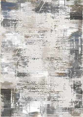 Ковер для жилой комнаты Linea Hali Elegant P1466-BEIGE-BLUE (1x2)