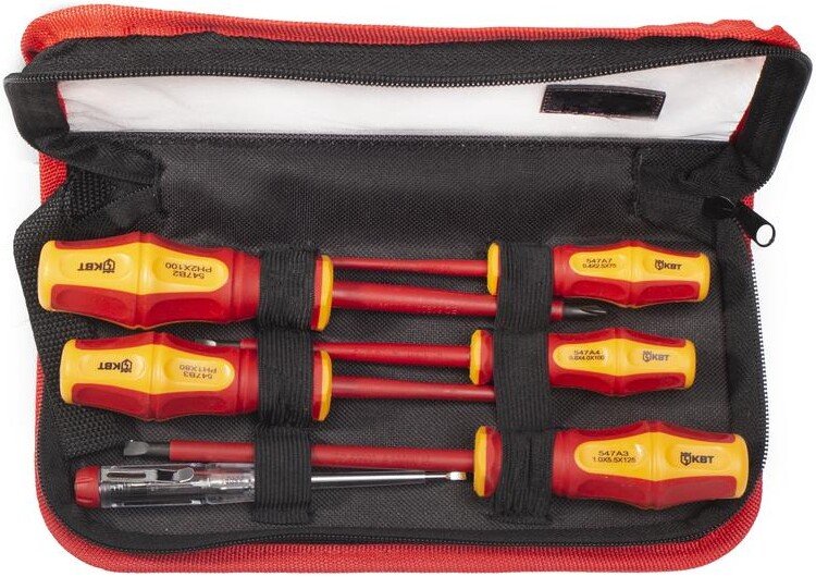 Набор отверток КВТ НИО-06-S (6 предметов)