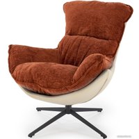 Интерьерное кресло Halmar Lobster (корица/черный)